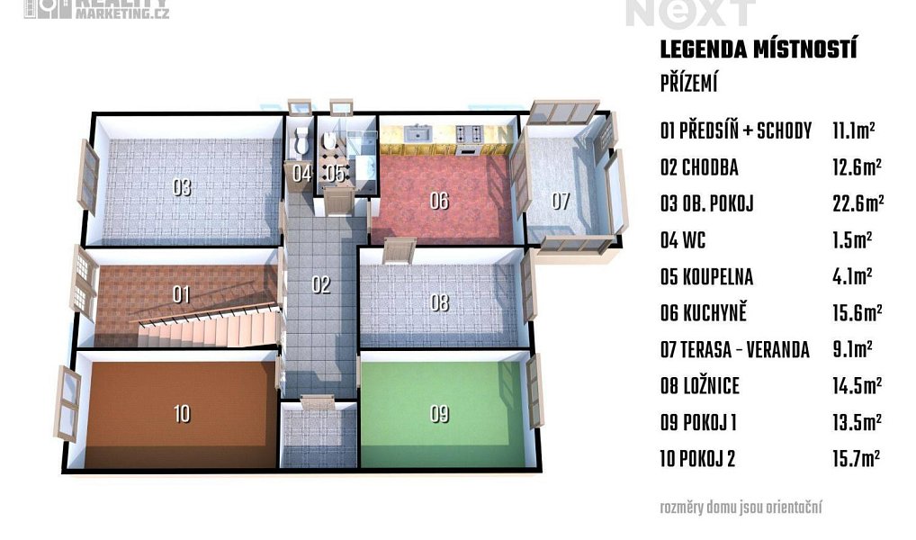 Prodej domu 210 m² s pozemkem 443 m², Přítluky – náhled fotky 20