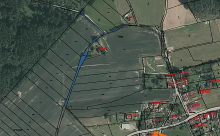Prodej pole 100 m², Tučapy, okres Tábor