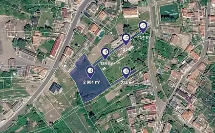 Prodej stavebního pozemku 3 529 m², Mšené-lázně, okres Litoměřice