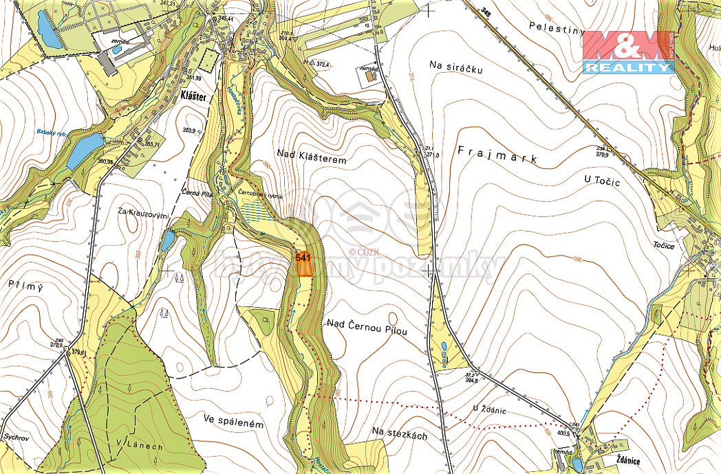 Prodej louky, 4169 m², Vilémov-Klášter u Vilémova – pohled 2