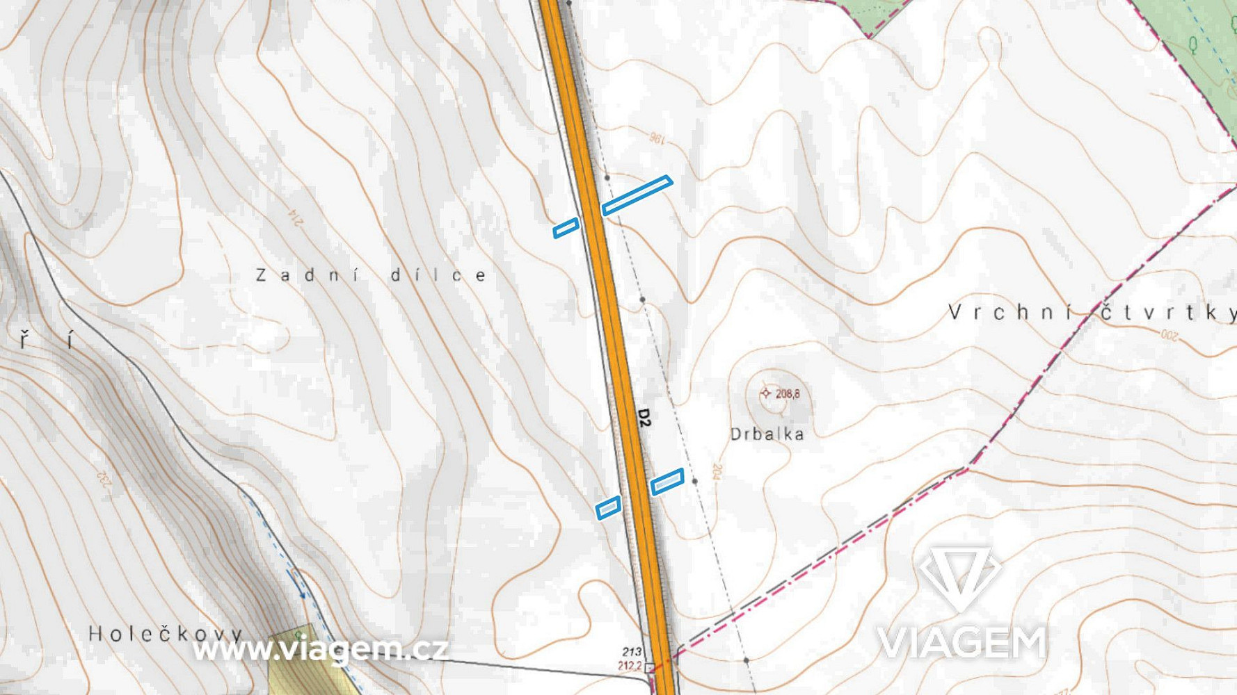 Prodej pole 1 369 m² – fotografie 3