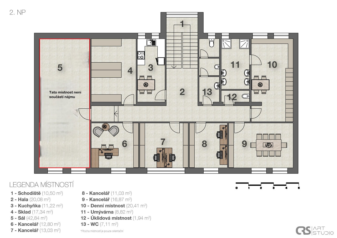 Pronájem obchodních prostor 141 m² — photo 3