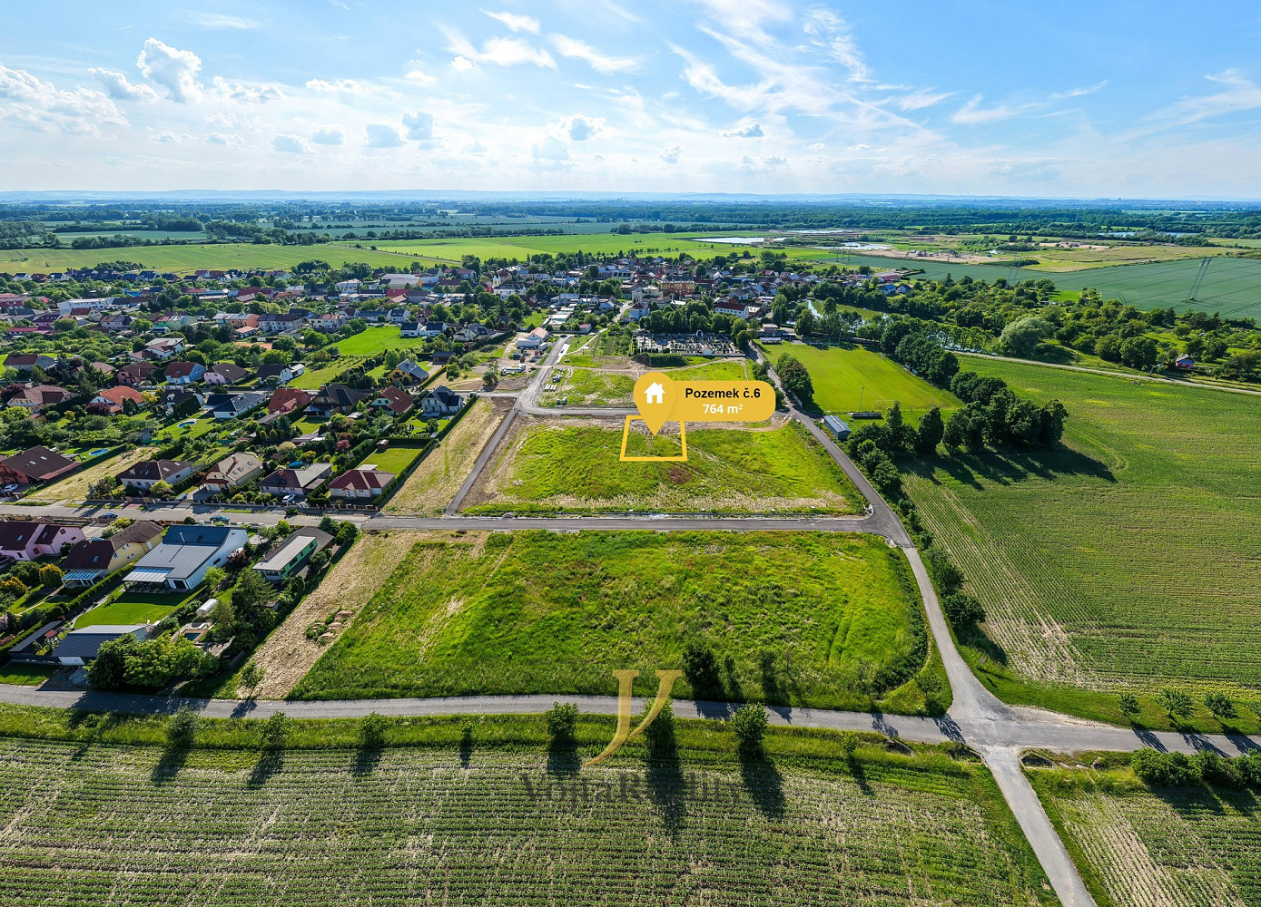Prodej stavebního pozemku 764 m²