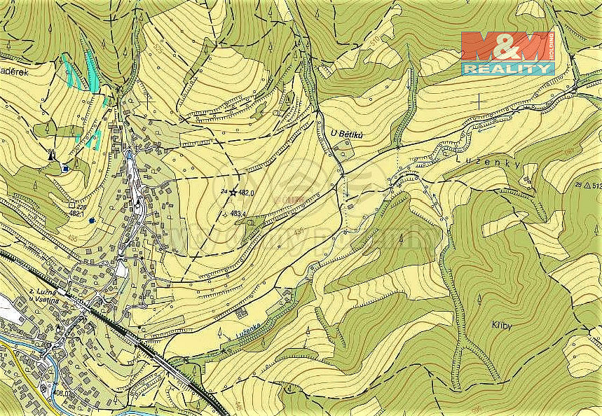 Prodej louky 4 894 m² – pohled 2
