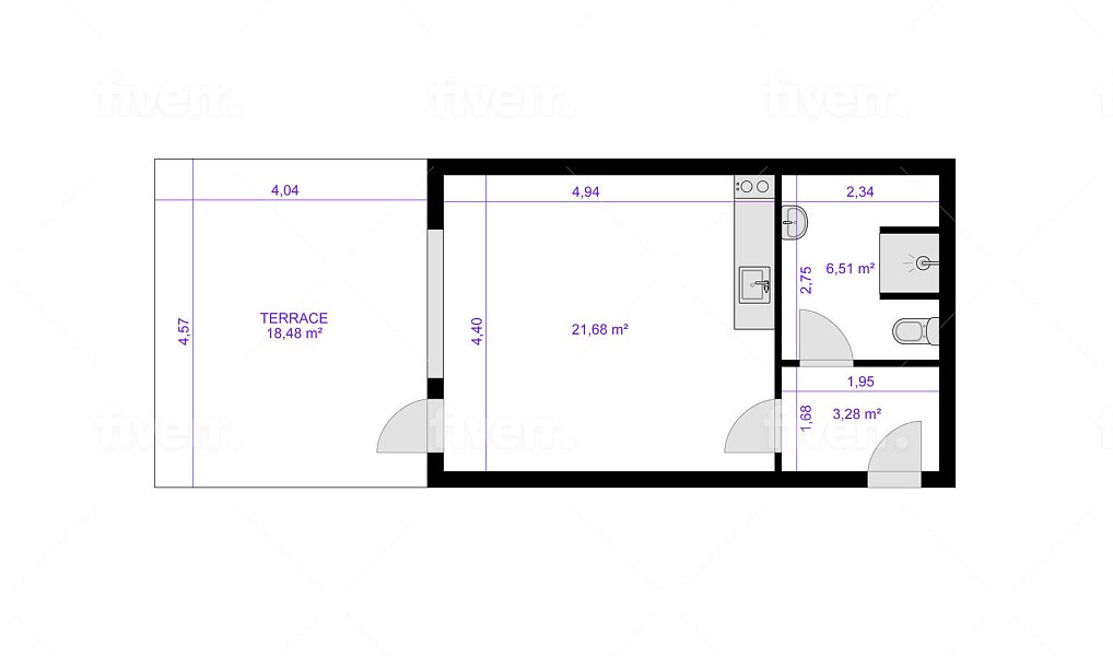 Pronájem bytu 1+kk 32 m², Vratimov – náhled fotky 7