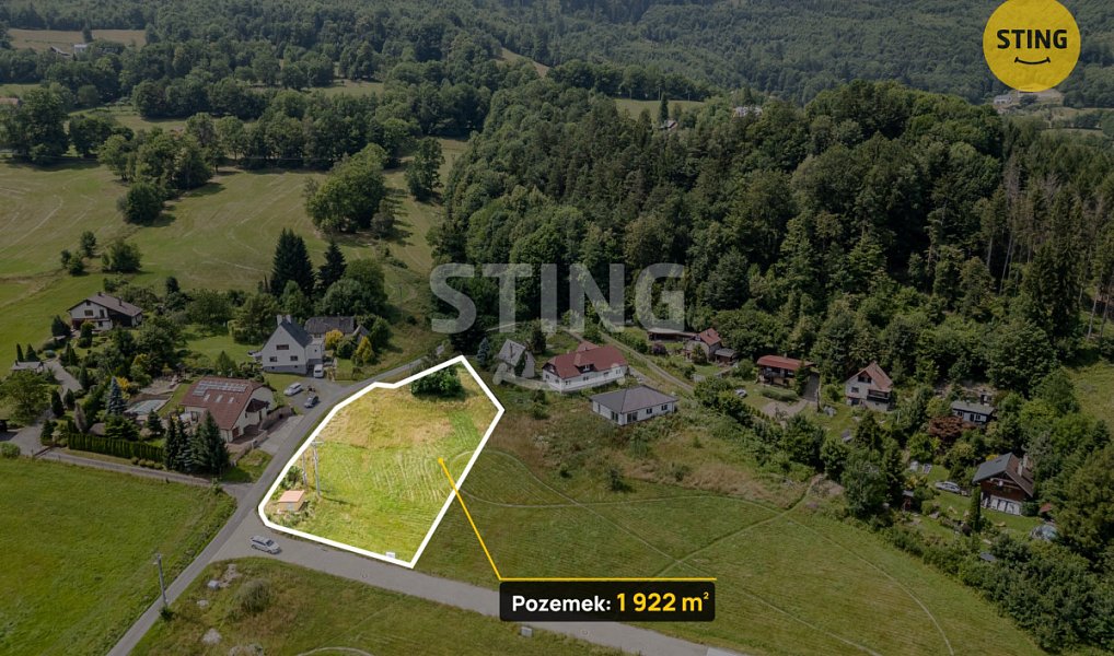Prodej stavebního pozemku 1 922 m², Pstruží – náhled fotky 5