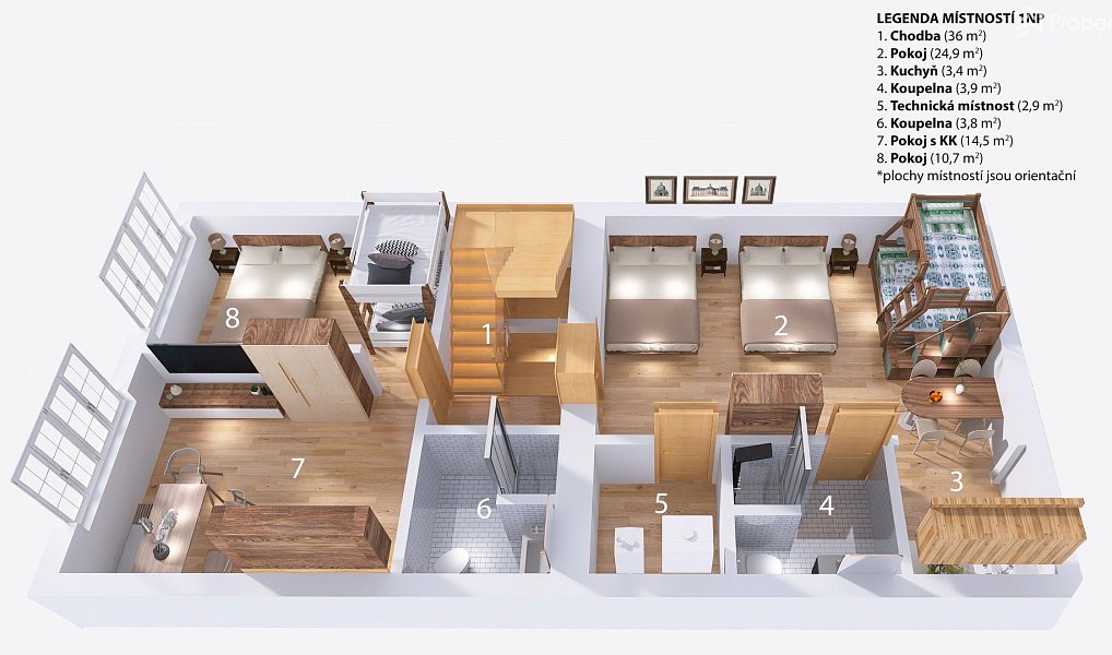 Prodej domu 285 m² s pozemkem 140 m², Strachotín – náhled fotky 18