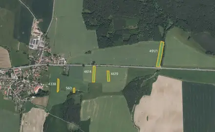 Prodej pole 5 875 m², Bernartice - Bojenice, okres Písek