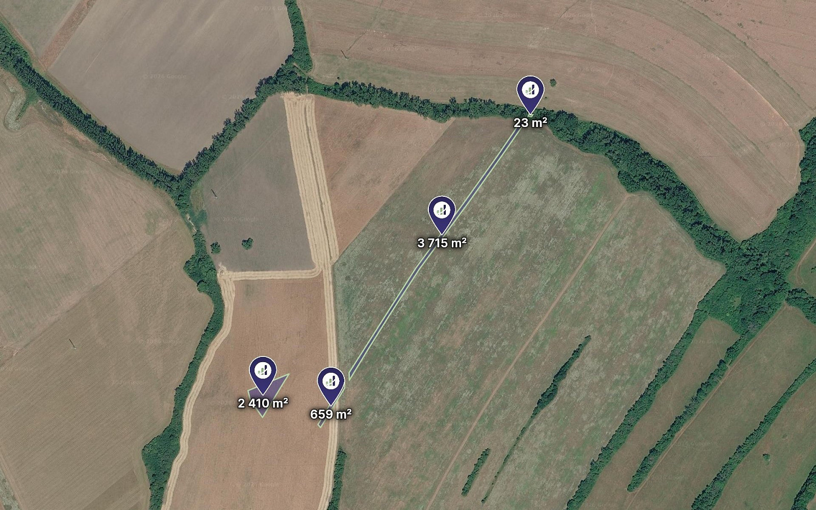 Prodej pole 8 629 m²