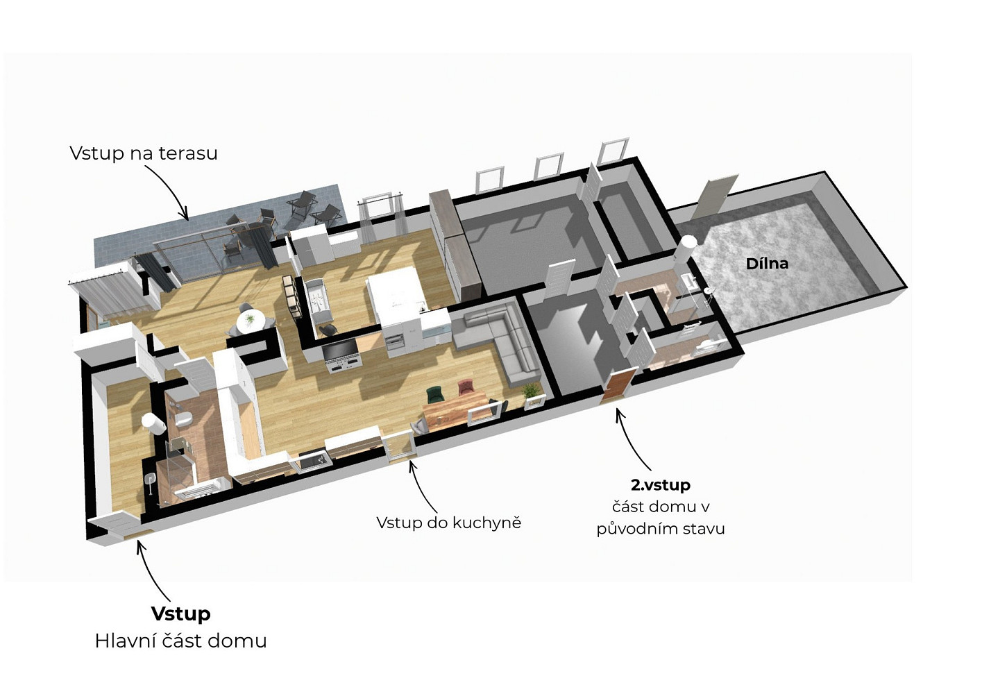 Prodej domu 149 m² s pozemkem 1 967 m² – fotografie 3