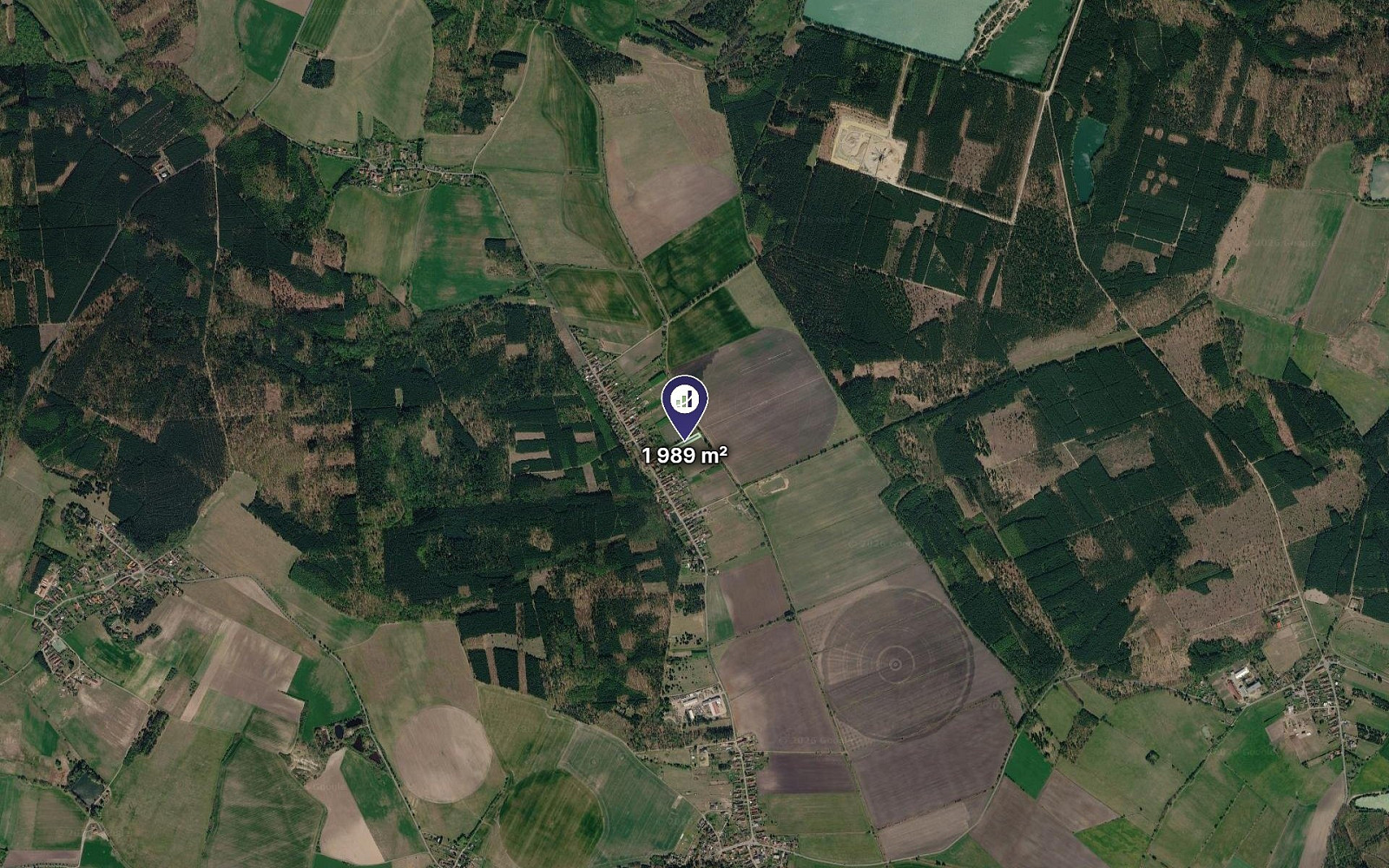 Prodej pole 1 989 m² – fotografie 2