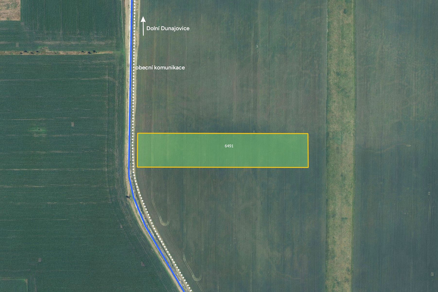 Prodej pole 11 622 m², Dolní Dunajovice
