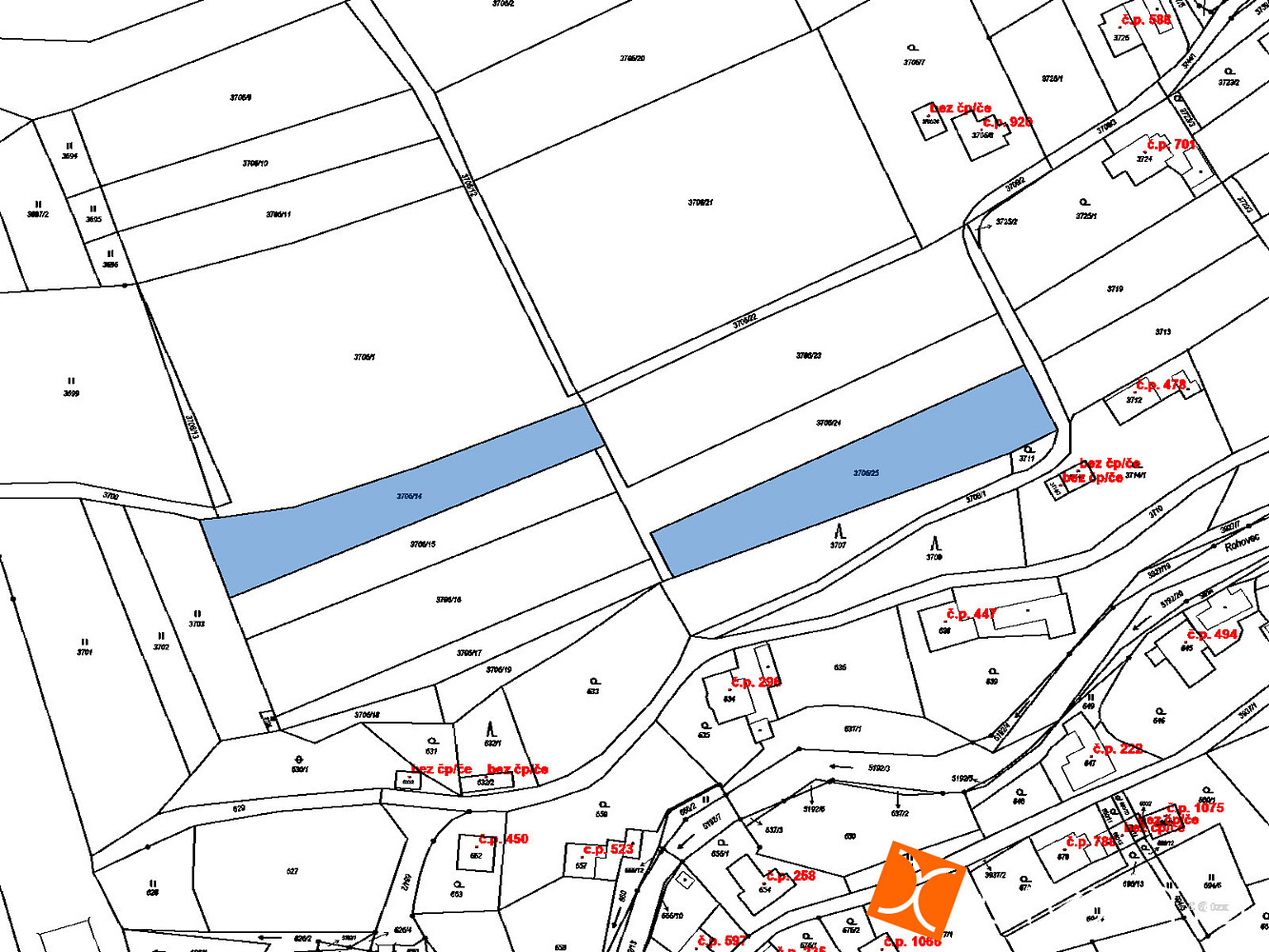 Prodej pole 329 m² — photo 2
