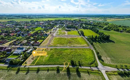 Prodej stavebního pozemku 928 m², Majetín, okres Olomouc