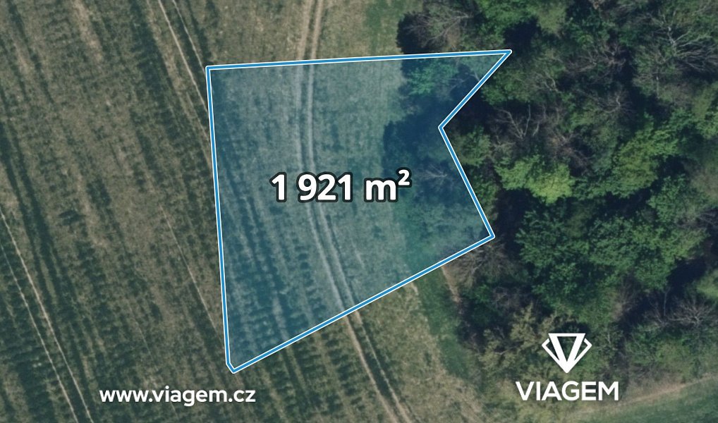 Prodej pozemku, 1921 m², Chrudim, Trojovice