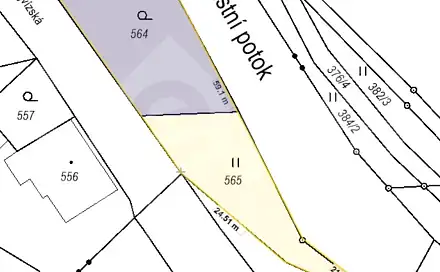 Prodej stavebního pozemku 1 005 m², Rejvízská, Jeseník - Bukovice