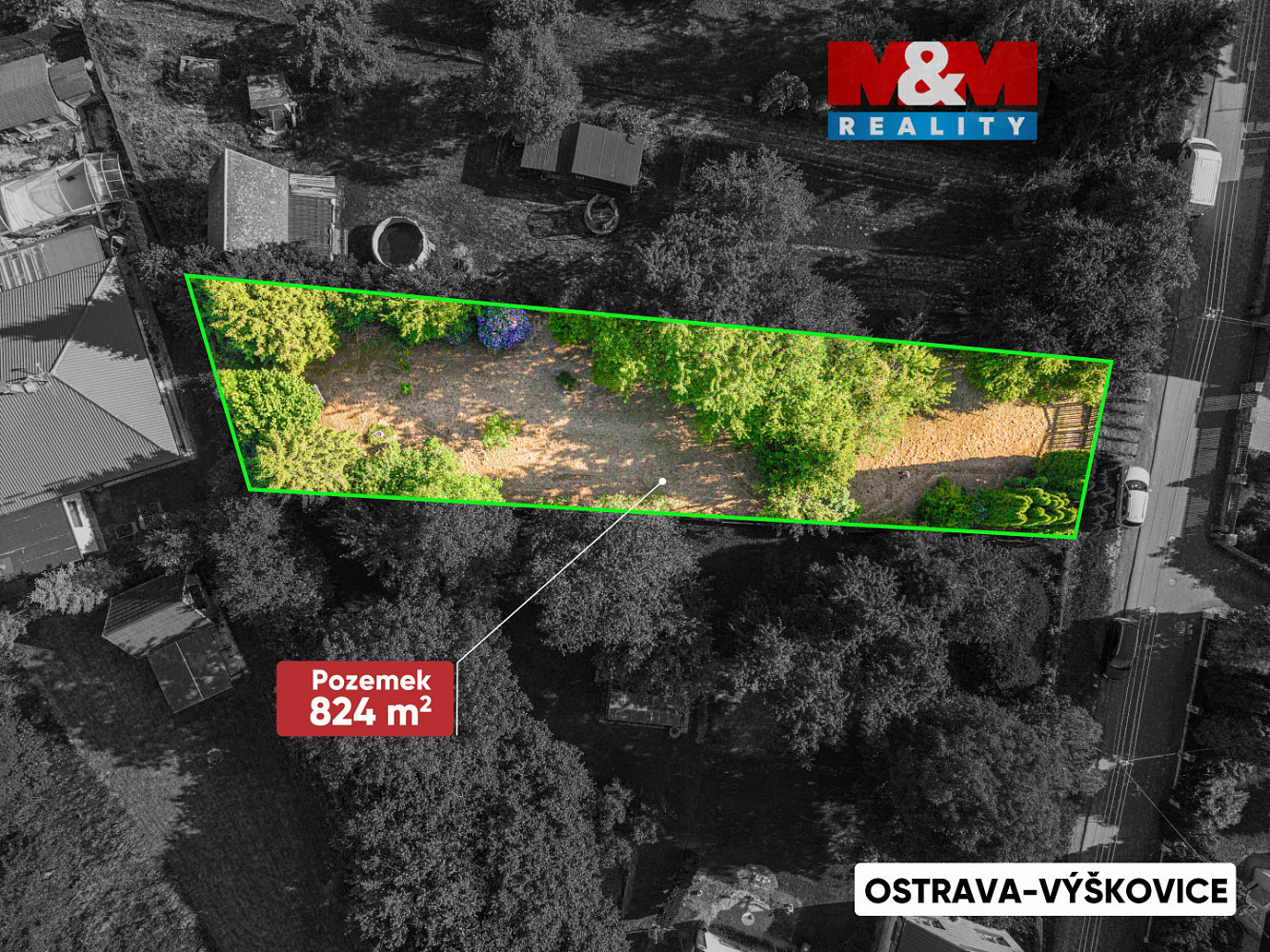 Prodej stavebního pozemku 824 m²