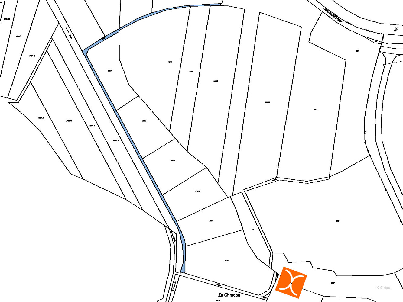 Prodej pole 58 m² – pohled 2