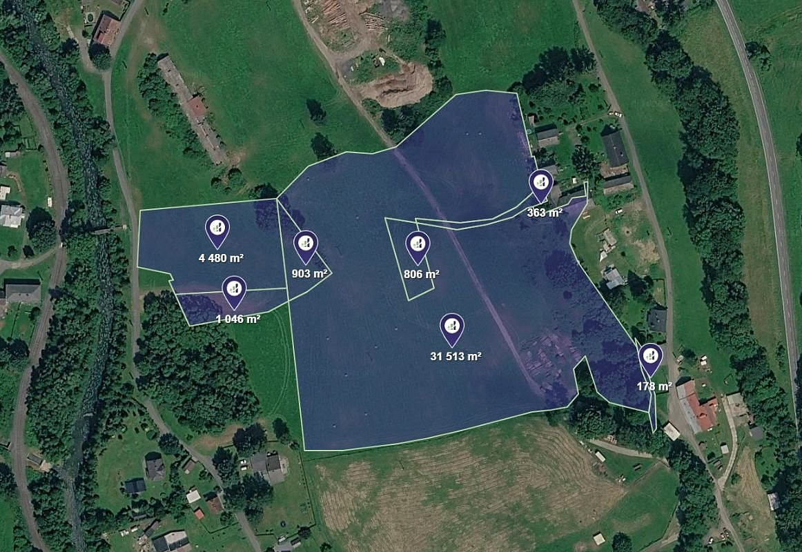 Prodej stavebního pozemku 39 289 m²