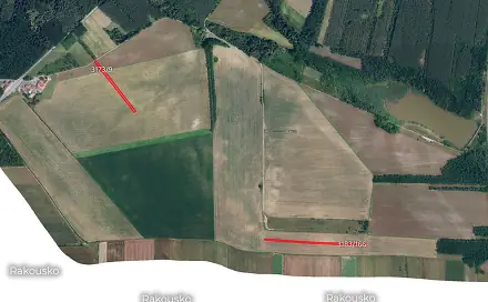 Prodej pole 4 804 m², Břeclav - Poštorná