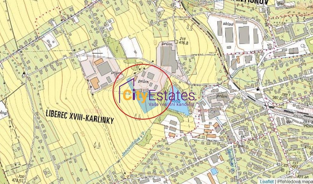 Prodej komerčního pozemku 8 756 m², Liberec – náhled fotky 3