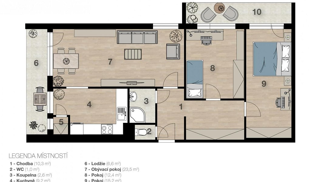 Prodej bytu 3+1 70 m², Praha – náhled fotky 18