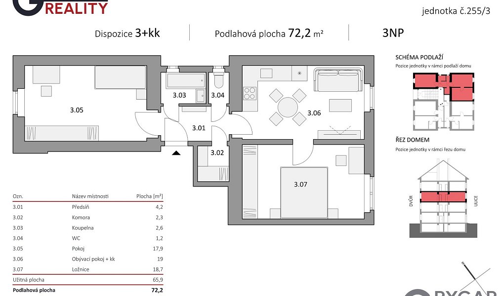 Prodej bytu 3+kk 72 m², Praha – náhled fotky 18