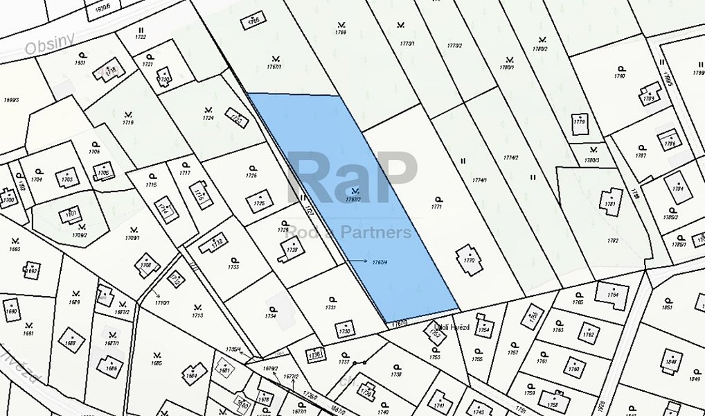 Prodej pole 2 442 m², Praha – náhled fotky 2
