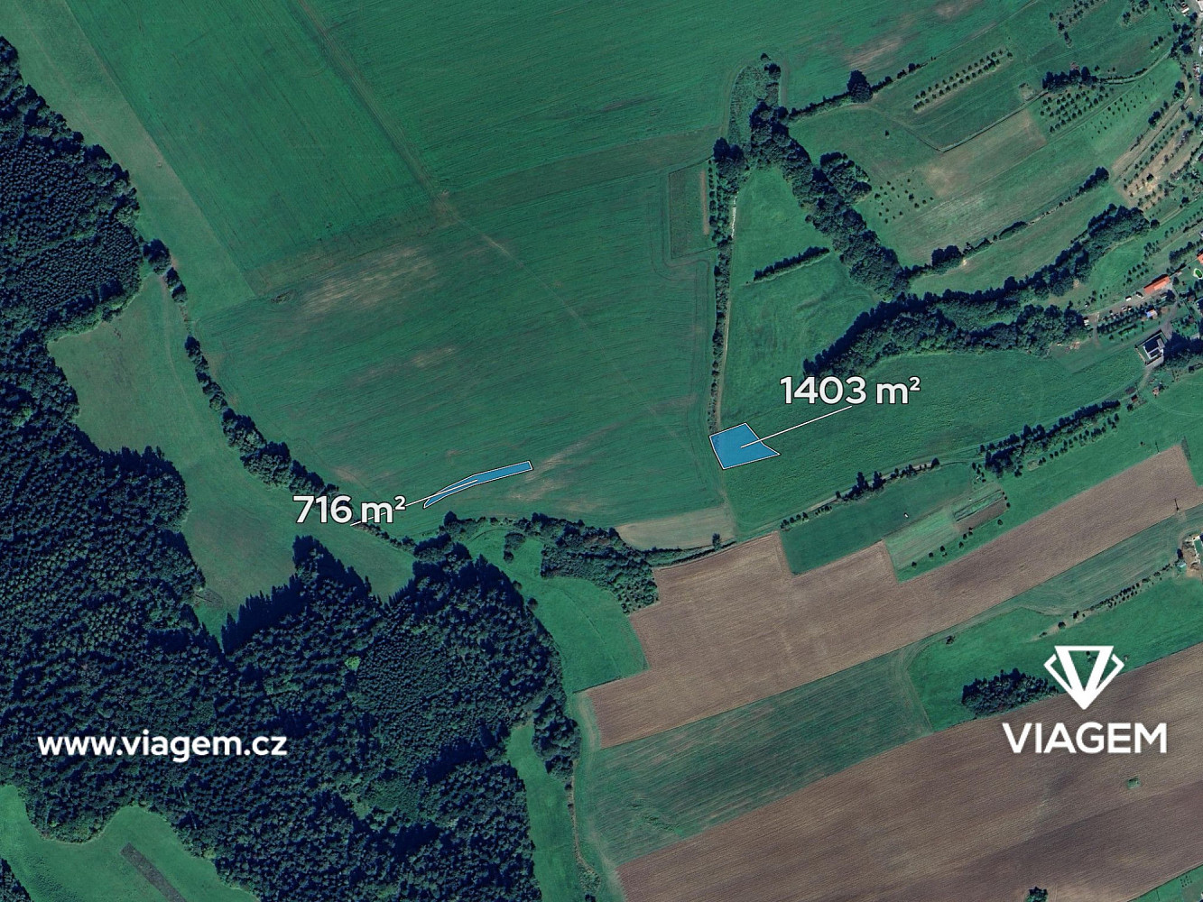 Prodej pole 706 m² – fotografie 2