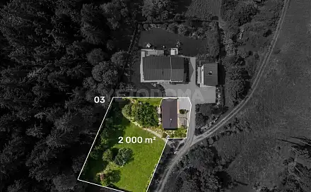 Prodej stavebního pozemku 2 000 m², Úterská, Bezdružice, okres Tachov