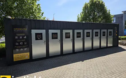 Samoobslužné skladovací boxy, Obchodní centrum Berounka, Plzeň, Nákupní, Plzeň - Doubravka