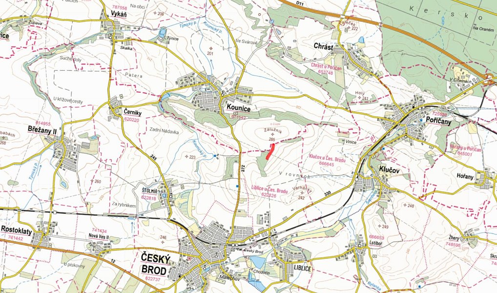 Prodej pole 13 951 m², Český Brod – náhled fotky 2