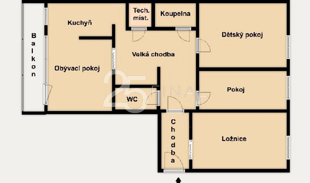 Prodej bytu 4+1 87 m², Benátky nad Jizerou – náhled fotky 23