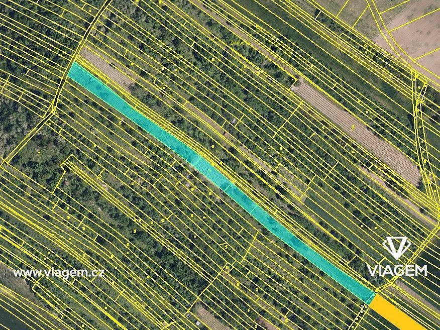 Zahrada 4 612 m², Podíl 50 % o výměře 2 306 m² – pohled 3