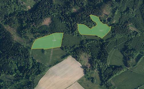 Prodej louky 35 011 m², Příkrý, okres Semily