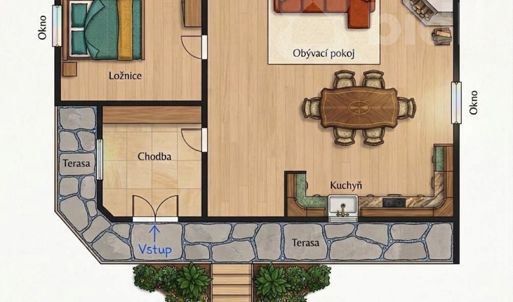 Prodej chaty/chalupy 27 m² s pozemkem 180 m², Třebušín – náhled fotky 25