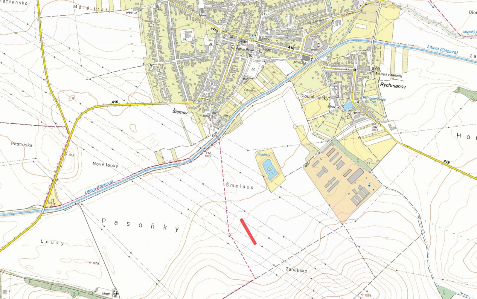 Prodej pole 1 876 m² – fotografie 2