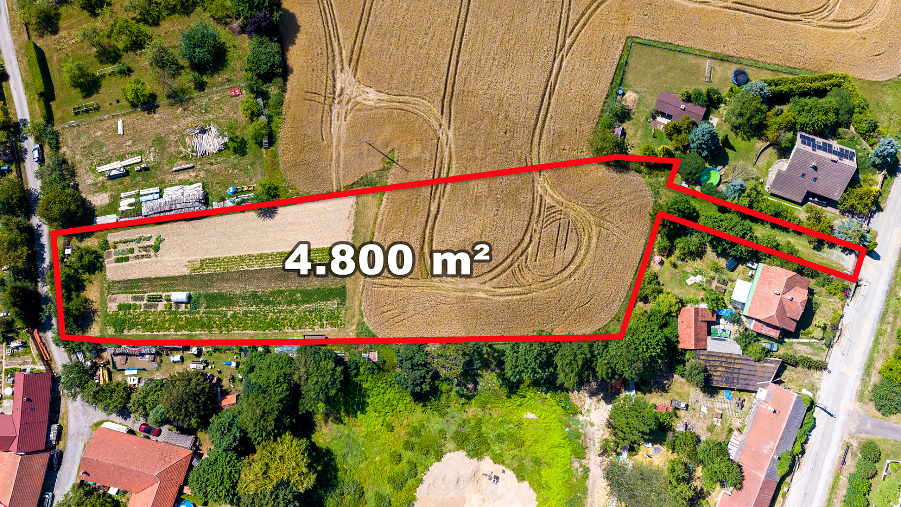 Prodej stavebního pozemku 4 800 m²
