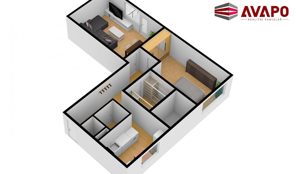 Pronájem bytu 2+1 58 m², Opava – náhled fotky 17