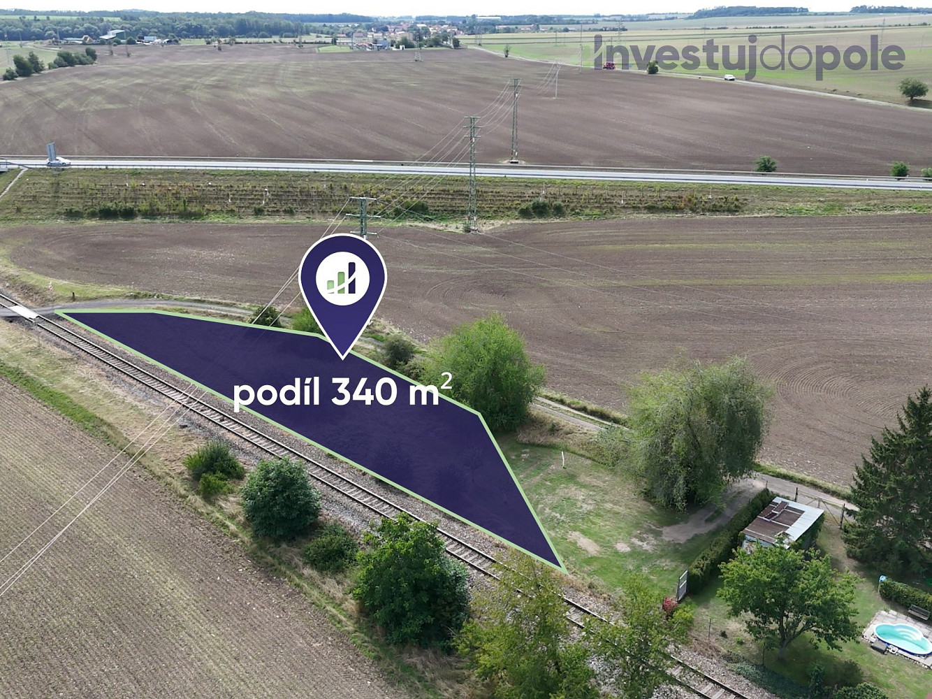 Prodej zahrady 340 m²