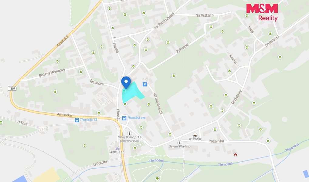 Prodej stavebního pozemku 2 042 m², Třemošná – náhled fotky 21
