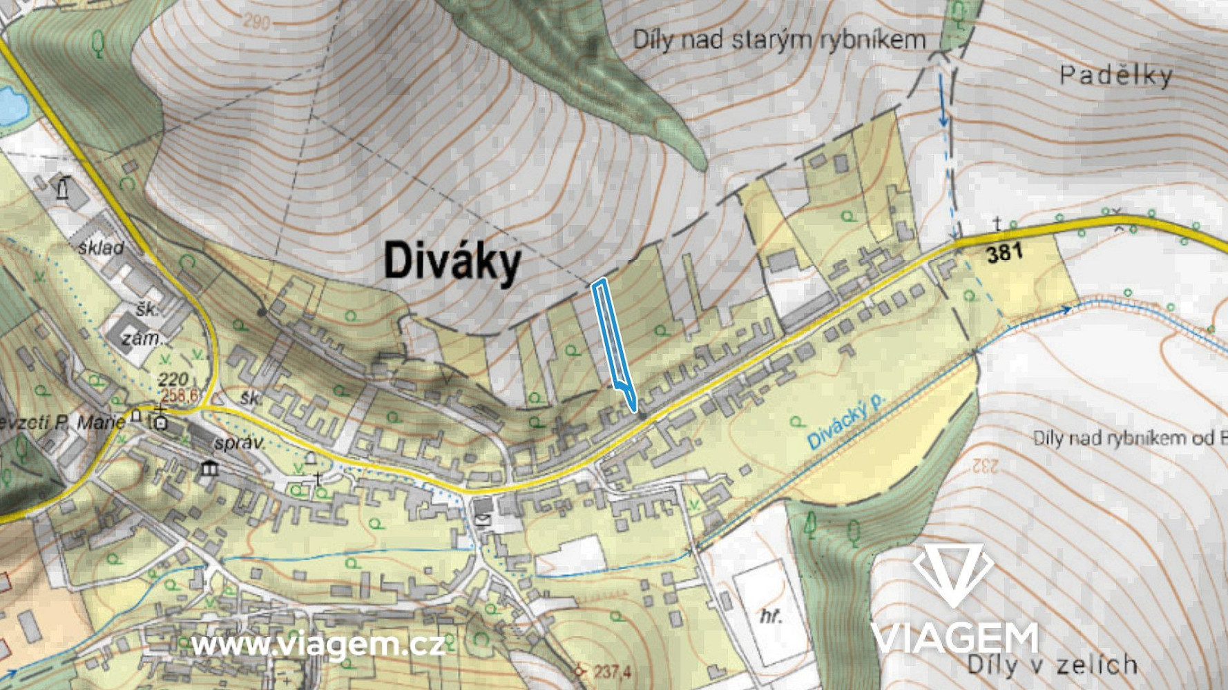Prodej zahrady 262 m² – fotografie 3