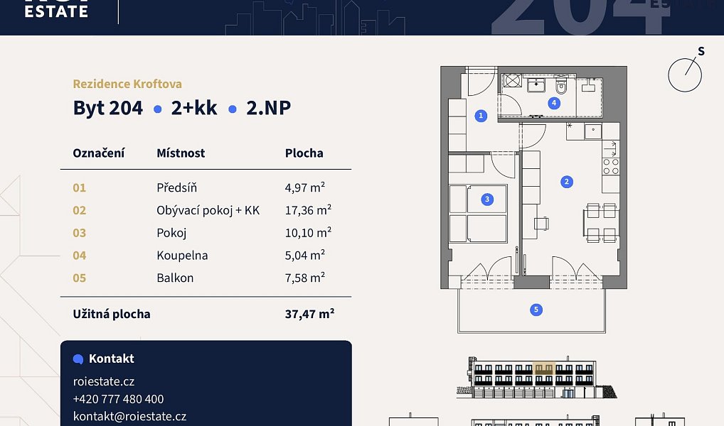Prodej bytu 2+kk 40 m², Brno – náhled fotky 11