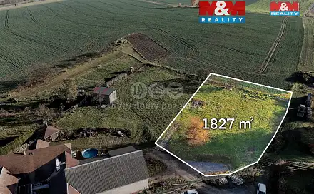 Prodej stavebního pozemku 1 827 m², Kamenec u Poličky, okres Svitavy