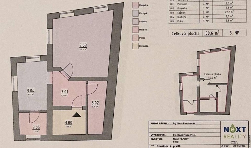 Prodej bytu 2+1 51 m², Rousínov – náhled fotky 9