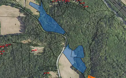 Prodej pozemku 4 585 m², Roztoky, okres Rakovník