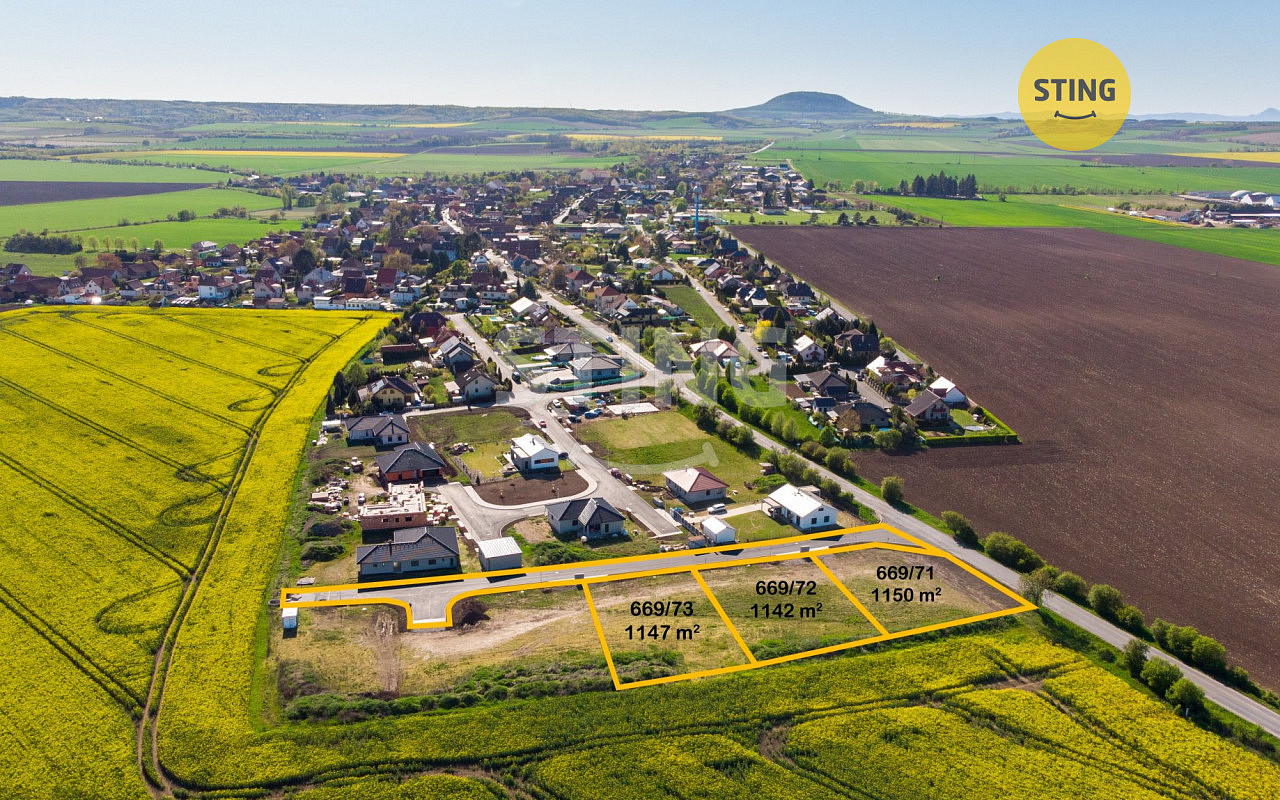 Prodej stavebního pozemku 1 147 m²