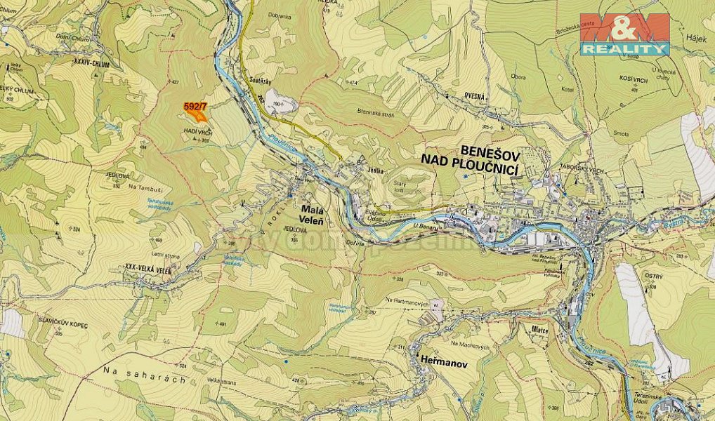 Prodej louky 13 017 m², Malá Veleň – náhled fotky 5