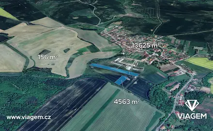 Prodej pole 2 038 m², Hostim, okres Znojmo
