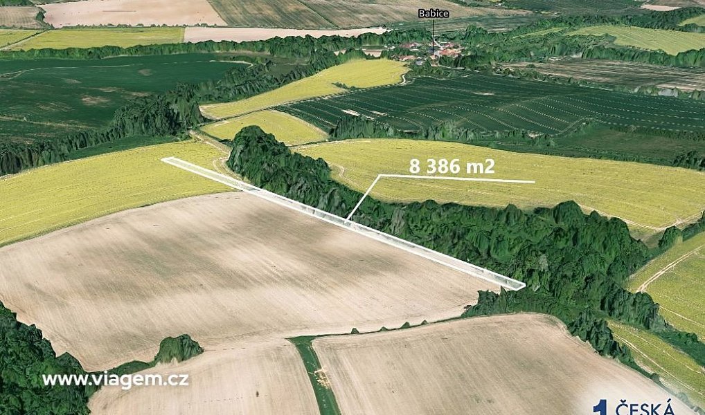 Prodej pole 8 386 m², Kelč – náhled fotky 2